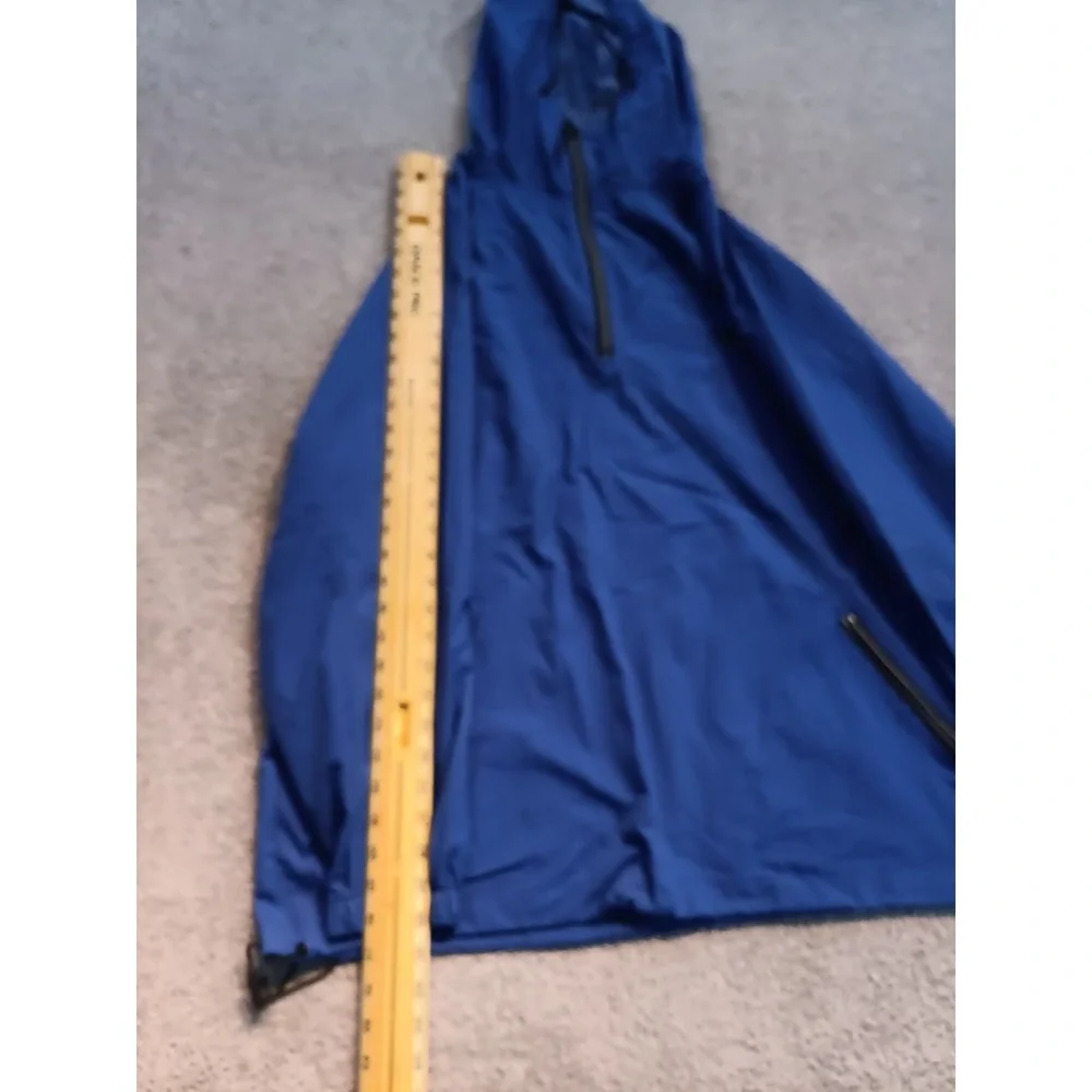 Quiksilver Silver Edition Hooded Windbreaker Jacket Blue XL Vintage Hong‎ Kong